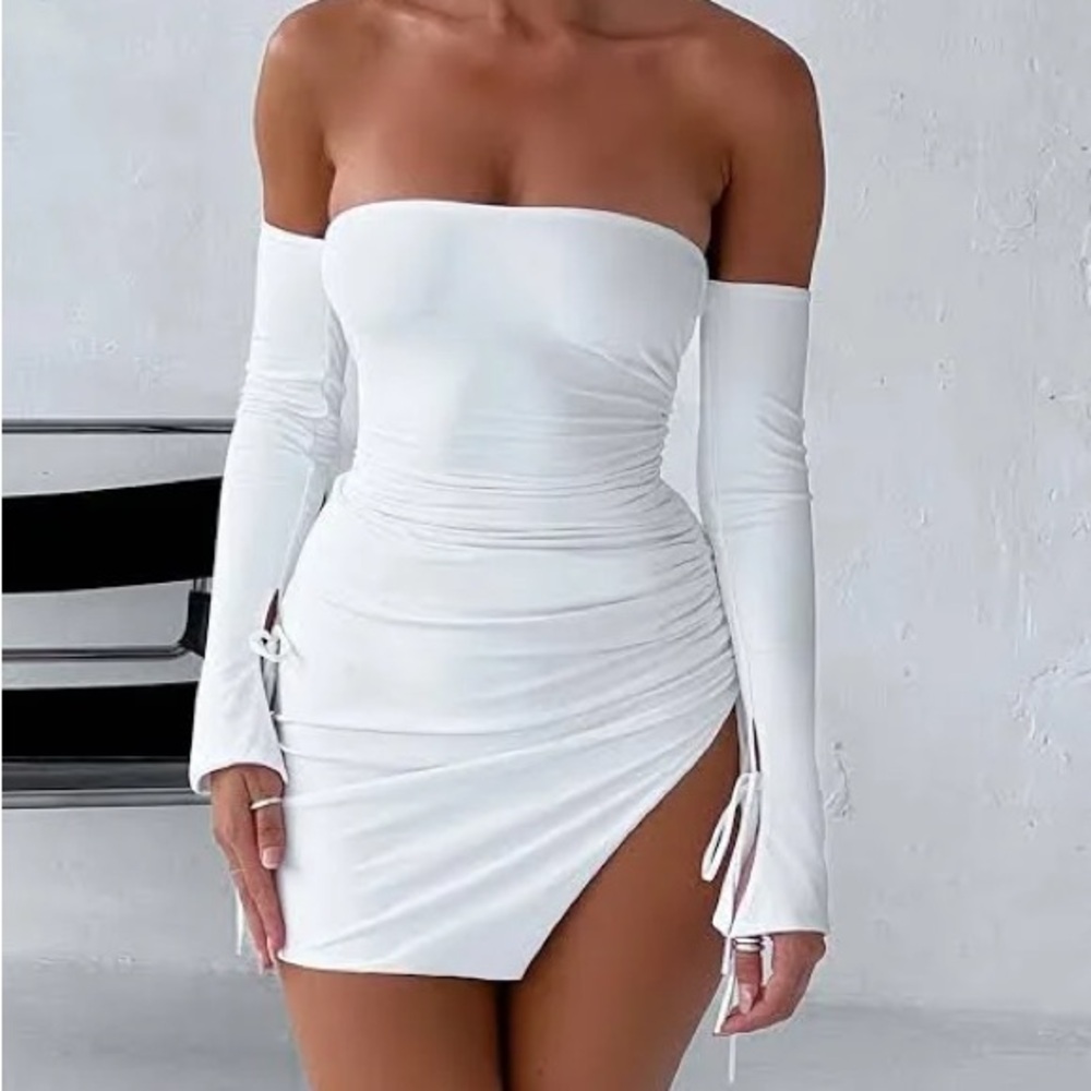 Becca Mini dress white (Baby Boo) - Picture 6 of 6